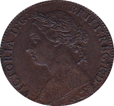 1893 FARTHING ( EF ) - Farthing - Cambridgeshire Coins
