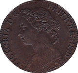 1893 FARTHING ( EF ) - Farthing - Cambridgeshire Coins