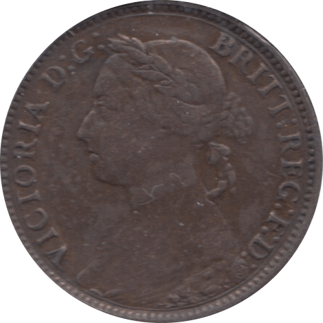 1893 FARTHING ( FAIR ) - Farthing - Cambridgeshire Coins