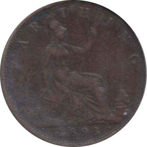 1893 FARTHING ( FAIR ) - Farthing - Cambridgeshire Coins