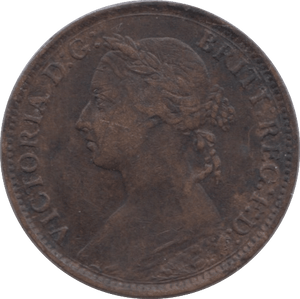 1893 FARTHING ( FINE ) 3 - Farthing - Cambridgeshire Coins