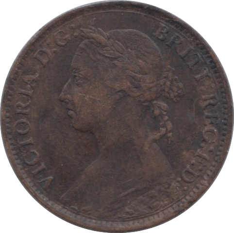 1893 FARTHING ( FINE ) 3 - Farthing - Cambridgeshire Coins