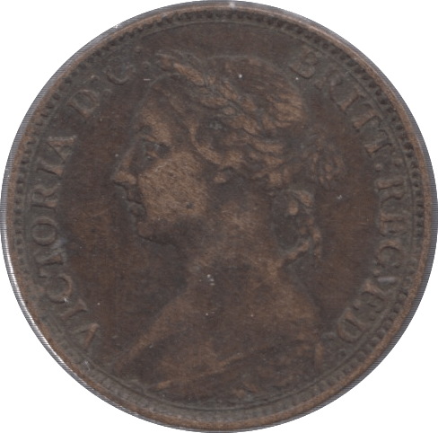 1893 FARTHING ( FINE ) - Farthing - Cambridgeshire Coins