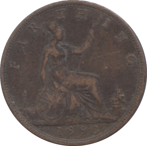 1893 FARTHING ( GF ) - Farthing - Cambridgeshire Coins