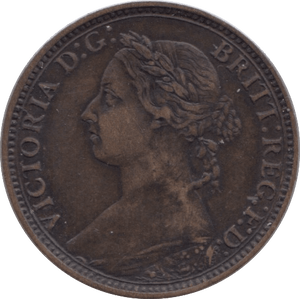 1893 FARTHING ( GVF ) 1 - Farthing - Cambridgeshire Coins