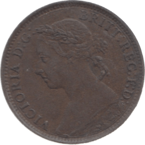 1893 FARTHING ( GVF ) 23 - Farthing - Cambridgeshire Coins