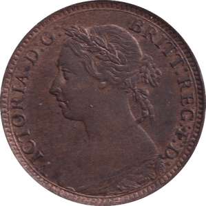 1893 FARTHING ( UNC ) - Farthing - Cambridgeshire Coins