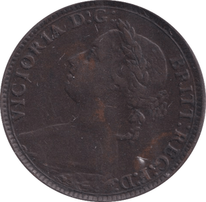1893 FARTHING ( VF ) - Farthing - Cambridgeshire Coins