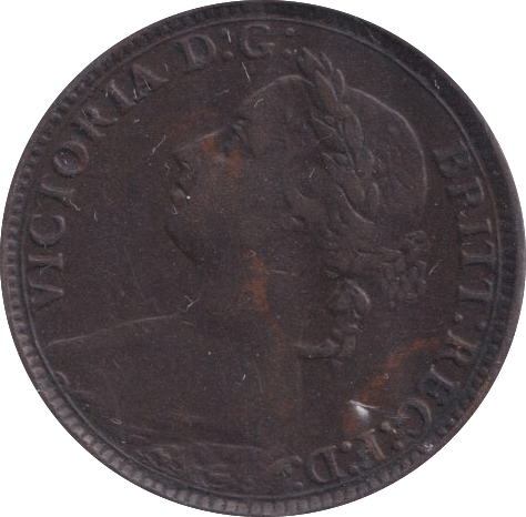 1893 FARTHING ( VF ) - Farthing - Cambridgeshire Coins