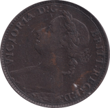 1893 FARTHING ( VF ) - Farthing - Cambridgeshire Coins