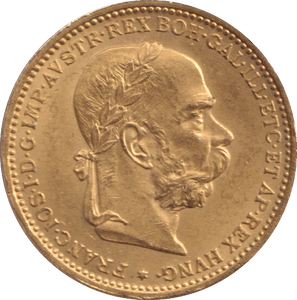1893 GOLD 20 CORONA AUSTRIA - Gold World Coins - Cambridgeshire Coins