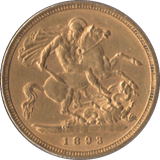 1893 GOLD HALF SOVEREIGN ( EF ) - Half Sovereign - Cambridgeshire Coins