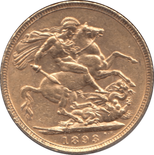 1893 GOLD SOVEREIGN ( EF ) 2 - Sovereign - Cambridgeshire Coins