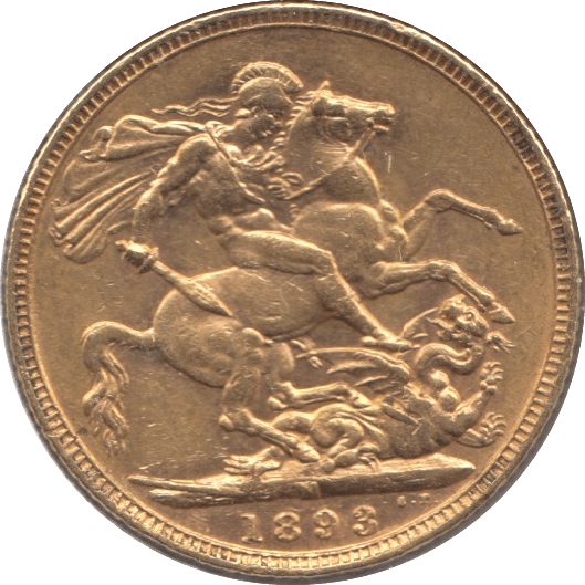 1893 GOLD SOVEREIGN ( EF ) MELBOURNE MINT - Sovereign - Cambridgeshire Coins