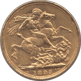 1893 GOLD SOVEREIGN ( EF ) MELBOURNE MINT - Sovereign - Cambridgeshire Coins