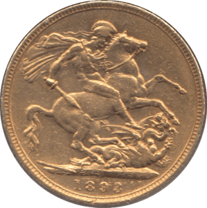 1893 GOLD SOVEREIGN ( EF ) - Sovereign - Cambridgeshire Coins