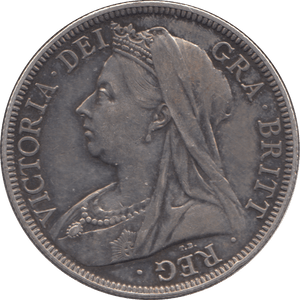1893 HALFCROWN ( EF ) - Halfcrown - Cambridgeshire Coins
