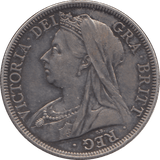 1893 HALFCROWN ( EF ) - Halfcrown - Cambridgeshire Coins