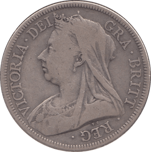 1893 HALFCROWN ( FINE ) - Halfcrown - Cambridgeshire Coins
