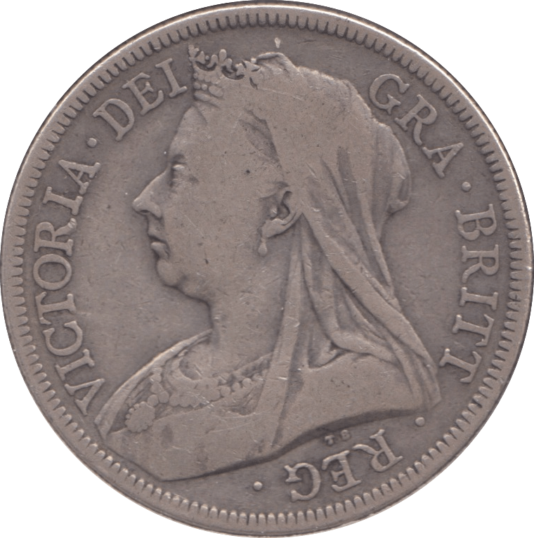 1893 HALFCROWN ( FINE ) - Halfcrown - Cambridgeshire Coins