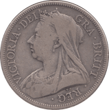 1893 HALFCROWN ( FINE ) - Halfcrown - Cambridgeshire Coins