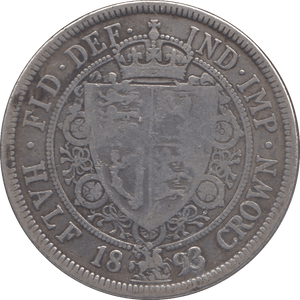 1893 HALFCROWN ( NF ) - Halfcrown - Cambridgeshire Coins