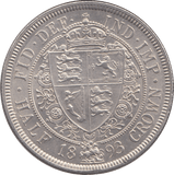 1893 HALFCROWN ( UNC ) - Halfcrown - Cambridgeshire Coins