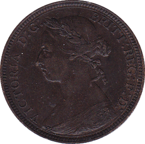 1893 HALFPENNY ( EF ) - Halfpenny - Cambridgeshire Coins