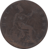 1893 HALFPENNY ( NF ) 23 - Halfpenny - Cambridgeshire Coins