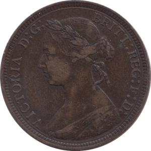 1893 HALFPENNY ( VF ) - Halfpenny - Cambridgeshire Coins