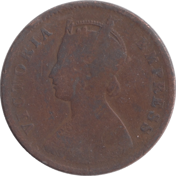1893 INDIA 1/4 ANNA - WORLD COINS - Cambridgeshire Coins