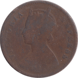 1893 INDIA 1/4 ANNA - WORLD COINS - Cambridgeshire Coins