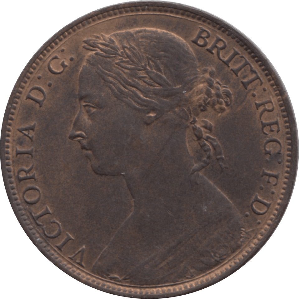 1893 PENNY 1 ( AUNC ) 38 - Penny - Cambridgeshire Coins