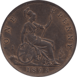 1893 PENNY 1 ( AUNC ) 38 - Penny - Cambridgeshire Coins