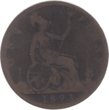 1893 PENNY ( FAIR ) 7 - Penny - Cambridgeshire Coins