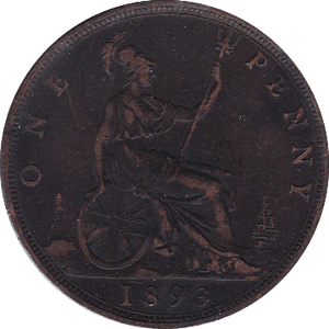 1893 PENNY ( GF ) - Penny - Cambridgeshire Coins