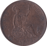 1893 PENNY ( UNC ) - Penny - Cambridgeshire Coins