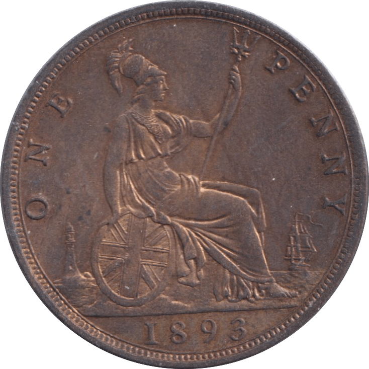 1893 PENNY ( UNC ) - Penny - Cambridgeshire Coins
