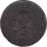 1893 REPUBLIC ARGENTINA 2 CENTAVOS - WORLD COINS - Cambridgeshire Coins