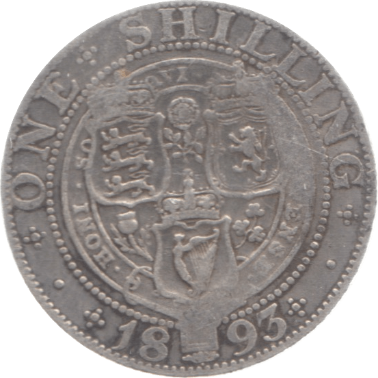 1893 SHILLING ( FINE ) 1 - Shilling - Cambridgeshire Coins