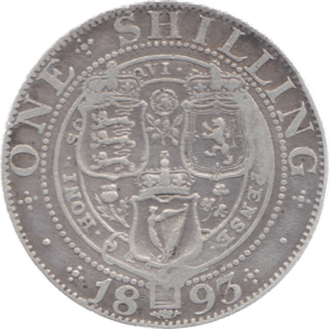 1893 SHILLING ( FINE ) 9 - Shilling - Cambridgeshire Coins