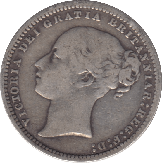 1893 SHILLING ( FINE ) DIE 121 - Shilling - Cambridgeshire Coins