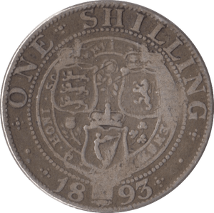 1893 SHILLING ( FINE ) - Shilling - Cambridgeshire Coins