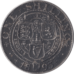 1893 SHILLING ( GF ) - Shilling - Cambridgeshire Coins