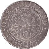 1893 SHILLING ( GF ) - Shilling - Cambridgeshire Coins