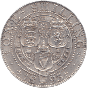 1893 SHILLING ( GVF ) 9 - Shilling - Cambridgeshire Coins