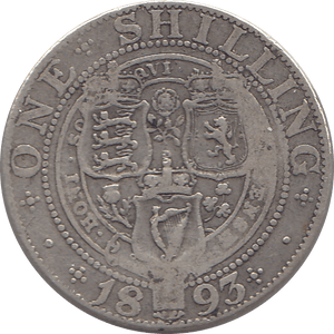 1893 SHILLING ( NF ) 4 - Shilling - Cambridgeshire Coins