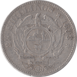 1893 SILVER 2 1/2 SHILLING SOUTH AFRICA - SILVER WORLD COINS - Cambridgeshire Coins