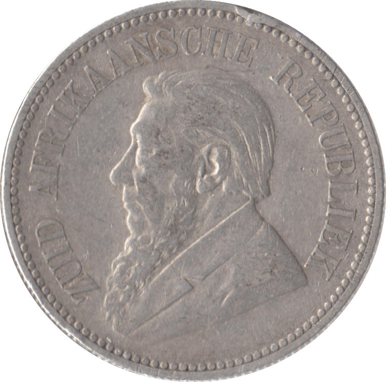 1893 SILVER 2 1/2 SHILLING SOUTH AFRICA - SILVER WORLD COINS - Cambridgeshire Coins