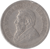 1893 SILVER 2 1/2 SHILLING SOUTH AFRICA - SILVER WORLD COINS - Cambridgeshire Coins